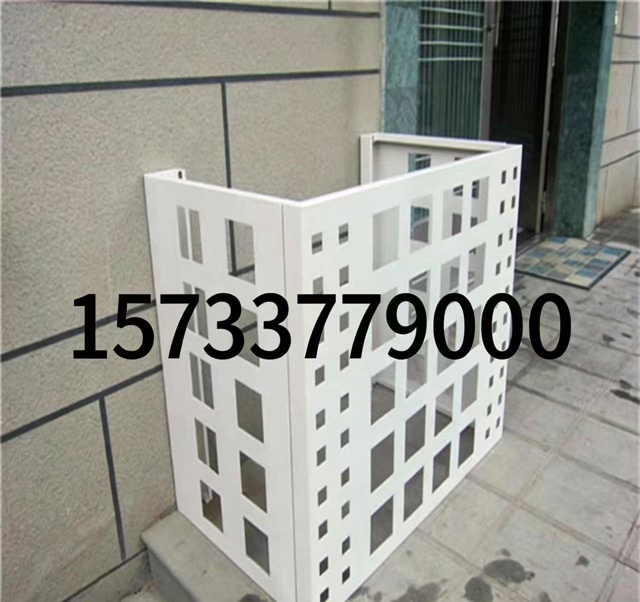 南阳市铝合金空调罩外墙百叶窗 - 方案